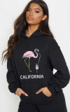 Cumpara ieftin Hanorac dama negru - California - M, THEICONIC