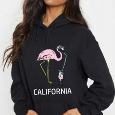 Hanorac dama negru - California - M