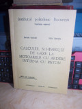 BERTHOLD GRUNWALD - CALCULUL SCHIMBULUI DE GAZE LA MOTOARELE CU ARDERE INTERNA