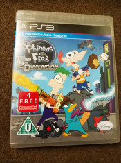 Phineas and Ferb across 2nd dimension, PS3, original! foto