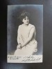 Fotografie femeie, tip carte postala, inceput de secol XX
