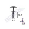 Clips Fixare Universal 6X18.4Mm - Negru Set 25 Buc 134901 C10013-RMX