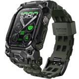 Husa pentru apple watch 10 46mm + curea - supcase unicorn beetle ore pro version - guldan