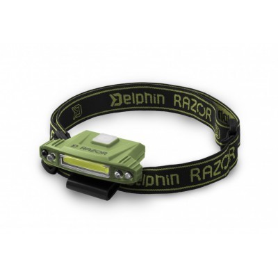 Lanternă frontală Delphin RAZOR USB UC, 500 mAh, 85 lm