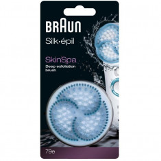 Rezerva perie epilator Braun 79E pentru Braun Silk- epil SkinSpa Alb/Albastru foto