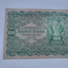 Bancnota 100 Kronen 1922