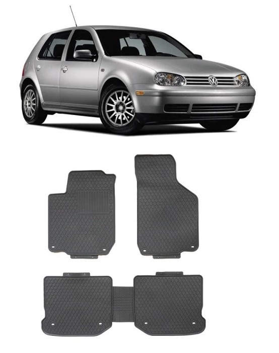 Set Covorase Auto Cauciuc dedicate Vw Golf IV (1997-2010)
