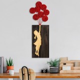 Cumpara ieftin Tablou din lemn si metal Banksy Nuc 34x99 cm