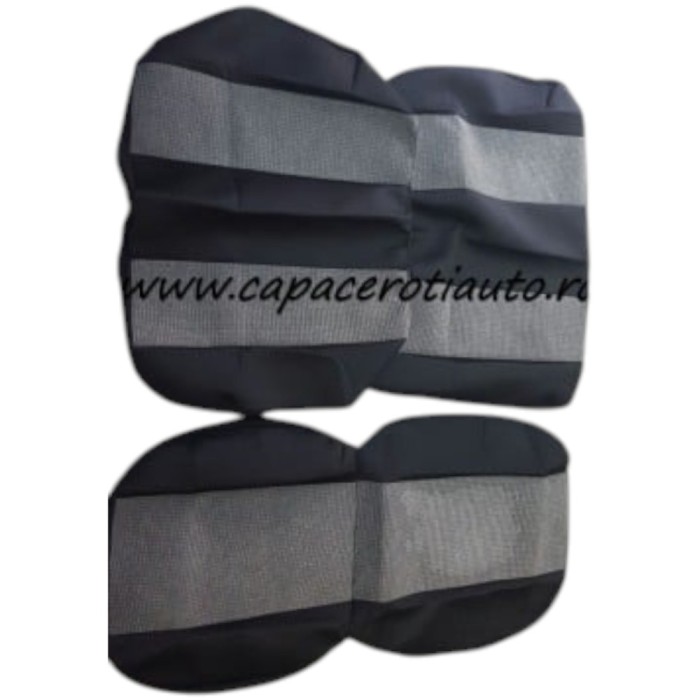 Huse scaune pentru buss 2+1 negru cu gri