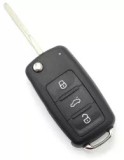 Volkswagen - Carcasa cheie tip briceag cu 3 butoane 2010 + MK6 - CARGUARD