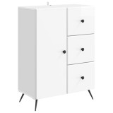 vidaXL Bufet Alb foarte lucios 66 x 34,5 x 90 cm Lemn prelucrat 895549