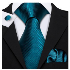 Set cravata + batista + butoni - matase - model 148