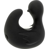 Black&amp;silver-Duckymania Degetar Stimulant din Silicon