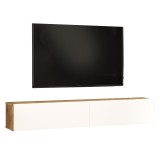 Cumpara ieftin Comoda TV de perete Dello, 180x32x30 cm