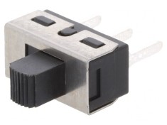 Comutator glisant dublu 2A/250VAC 5A/28VDC ON-ON