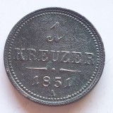 Austria 1 kreuzer 1851 A