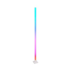 Lampa de podea decorativa LED RGB 4.8W dimabila 240lm, mod muzica cu telecomanda, 1500x125x125mm IP20