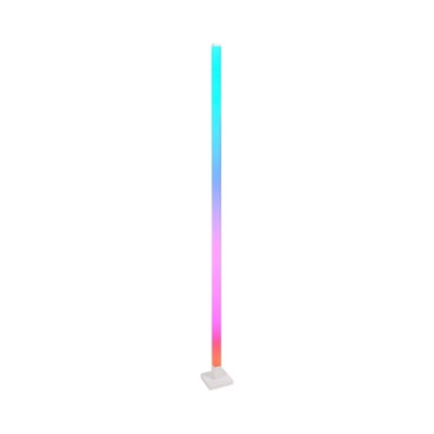 Lampa de podea decorativa LED RGB 4.8W dimabila 240lm, mod muzica cu telecomanda, 1500x125x125mm IP20 foto