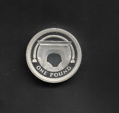 Marea Britanie - 2006 EGYPTIAN ARCH BRIDGE - 1 Pound Piedfort Silver Proof Coin foto