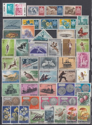 SAN MARINO LOT TIMBRE STARE MNH foto