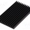 Radiator extrudat cu aripioare neagră FISCHER ELEKTRONIK L75mm W45mm H6mm