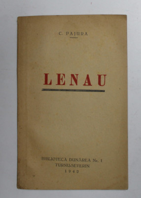 C. PAJURA - LENAU , versuri , 1942 foto
