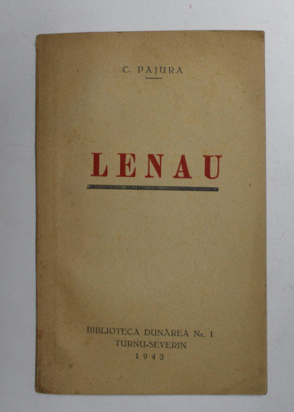 C. PAJURA - LENAU , versuri , 1942