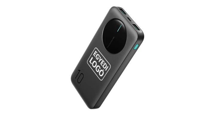 Powerbank Joyroom cu personalizare unică JR-PBF12 10000mAh 2,4A 2x USB-A 1x USB-C - negru