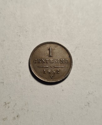 Imperiul Austriac 1 Centesimo 1852 V Viena foto