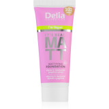 Delia Cosmetics It&#039;s Real Matt machiaj cu efect matifiant culoare 102 Natural 30 ml