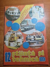 stiinta si tehnica decembrie 1987-automobilul lui aurel persu