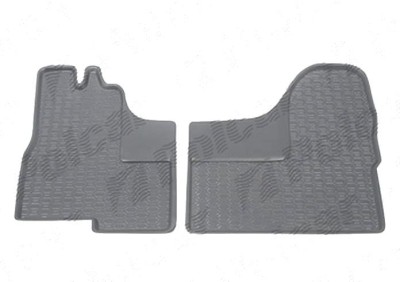 Set covorase auto din cauciuc Iveco Daily 05.2006-2009; fata, negre, polietilena (PE), 2 bucati foto