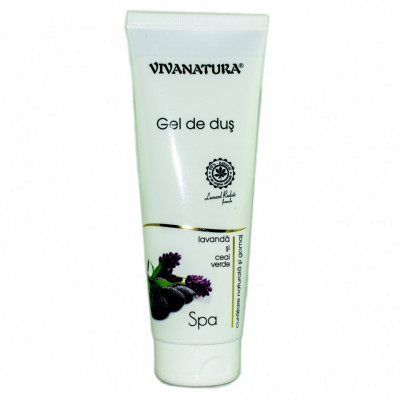 GEL DUS SPA (cu lavanda si ceai verde) 250ml VIVA NATURA foto