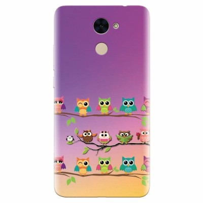Husa silicon pentru Huawei Nova Lite Plus, Owls foto