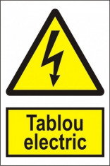 Indicator Tablou electric - Semn Protectia Muncii foto