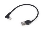 Cablu USB A 2.0-tip C 90grd t-t 0.2m Gembird