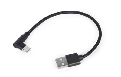 Cablu USB A 2.0-tip C 90grd t-t 0.2m Gembird foto