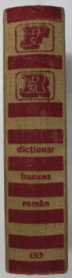 DICTIONAR FRANCEZ - ROMAN BUCURESTI 1972 foto