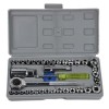 Set 40 chei tubulare si adaptor, Barste, Oem