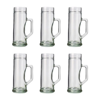 Bierglas, Bierkrug, Ma&amp;szlig;krug, Bierseidel 6er Set Biergl&amp;auml;ser, Premium, Glatt - 0,5 Liter foto