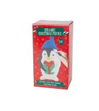 Figurine din ipsos cu acuarele si pensula 10 cm-Tip Pinguin, Oem