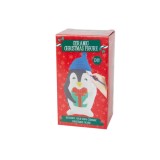 Figurine din ipsos cu acuarele si pensula 10 cm-Tip Pinguin