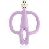 Matchstick Monkey Teething Toy and Gel Applicator jucărie pentru dentiție perie 2 in 1 Lilac 1 buc