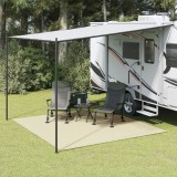 VidaXL Covor pentru cort, crem, 4x3 m