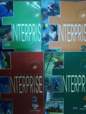 Coursebook Enterprise 1,2 ,3, 4- Vignia Evans, Jerry Dooley foto
