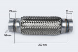 Racord Flexibil Esapament Flank Inner &amp;amp; Outer Braid (B) 50X200MM FL 60097, General