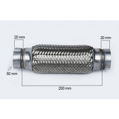 Racord Flexibil Esapament Flank Inner &amp;amp; Outer Braid (B) 50X200MM FL 60097