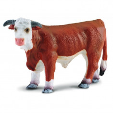 Figurina Taur Hereford Collecta, 12 x 8 cm foto