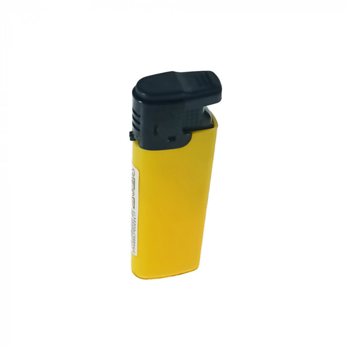 Bricheta antivant, de buzunar, BRFA00064 Yellow, 81 x 27 x 12 mm, flacara reglabila, galbena