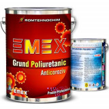 Pachet Grund Poliuretanic Anticoroziv &ldquo;Emex&rdquo; - Rosu - Bid. 4 Kg + Intaritor - Bid. 0.6 Kg